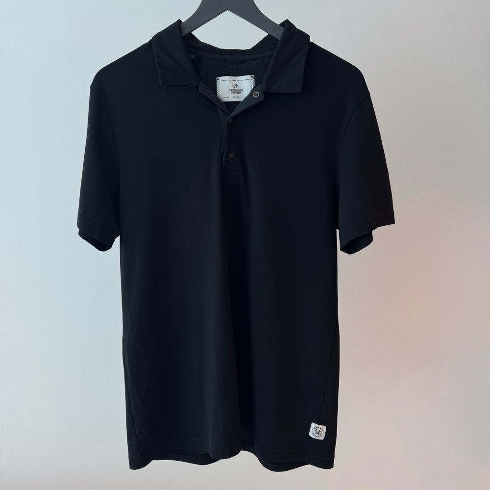 Reigning Champ Snap Button Performance Polo Shirt - image 1